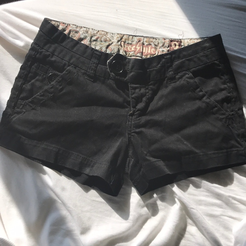 Freestyle black shorts